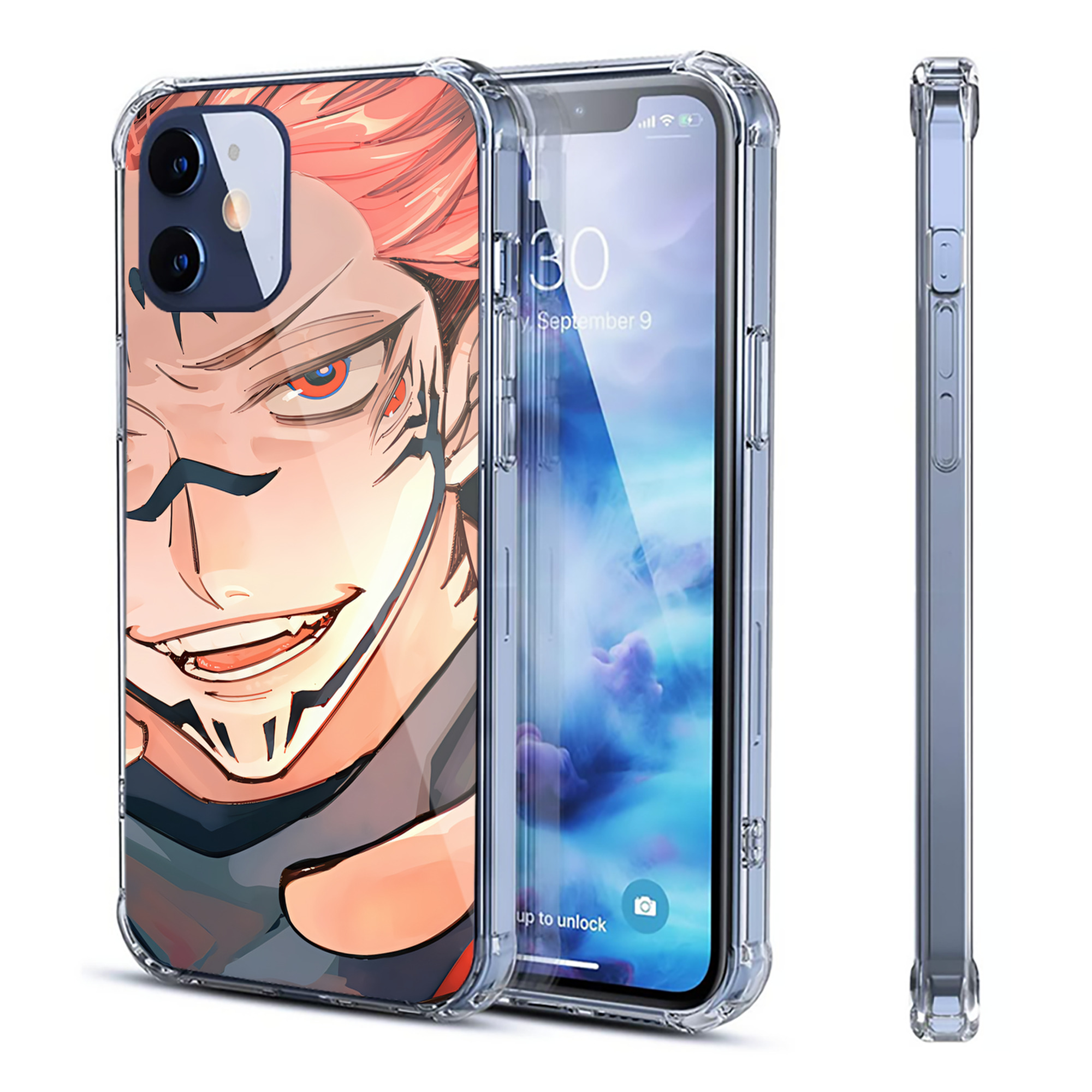 （画像用） SPY×FAMILY间谍家家酒 【iPhone 12シリーズ対応】透明スマホケース（クリアソフトケース）